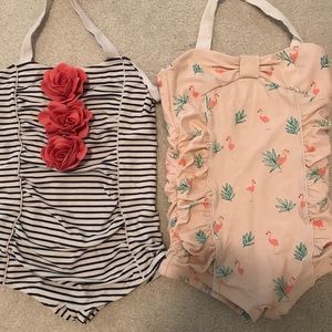 Girls Janie and Jack bathing suits 4T